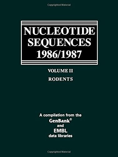 Nucleotide Sequences 1986/1987: Rodents