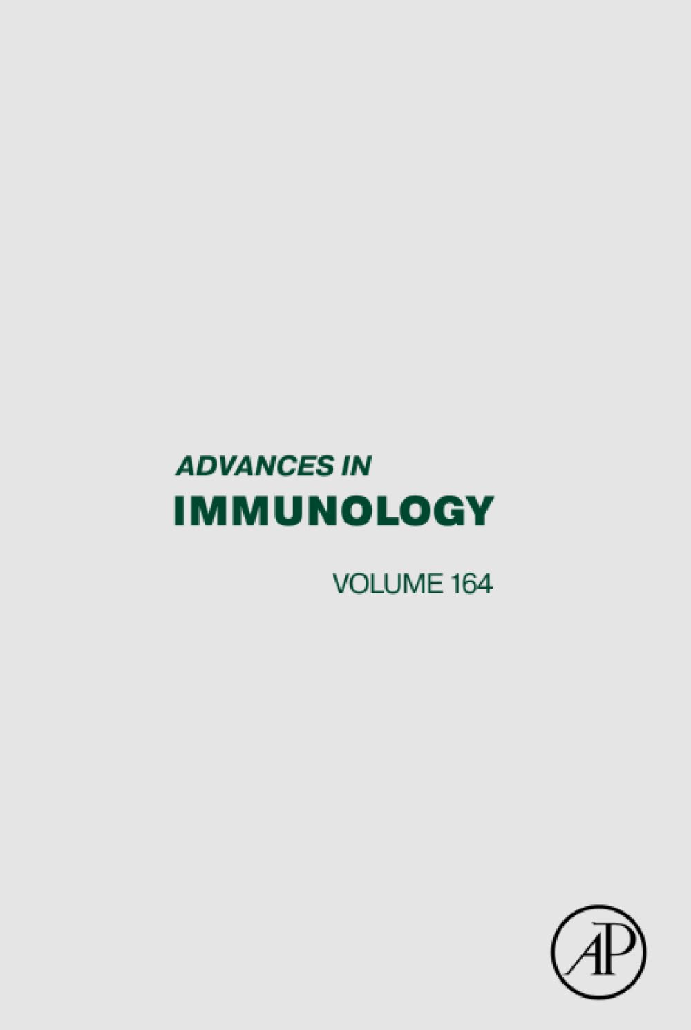Advances in Immunology (Volume 164)