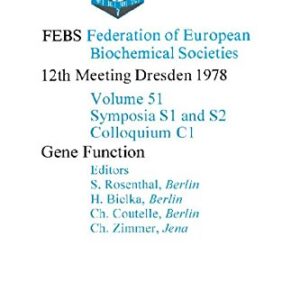 Gene function (Proceedings of the 12th FEBS meeting ; [v. 6])