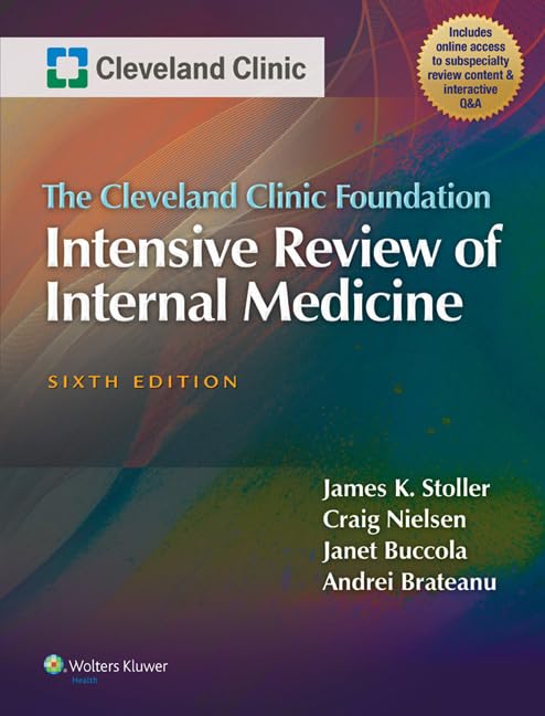 The Cleveland Clinic Foundation Intensive Review of Internal Medicine-ISBN: 9781451186567