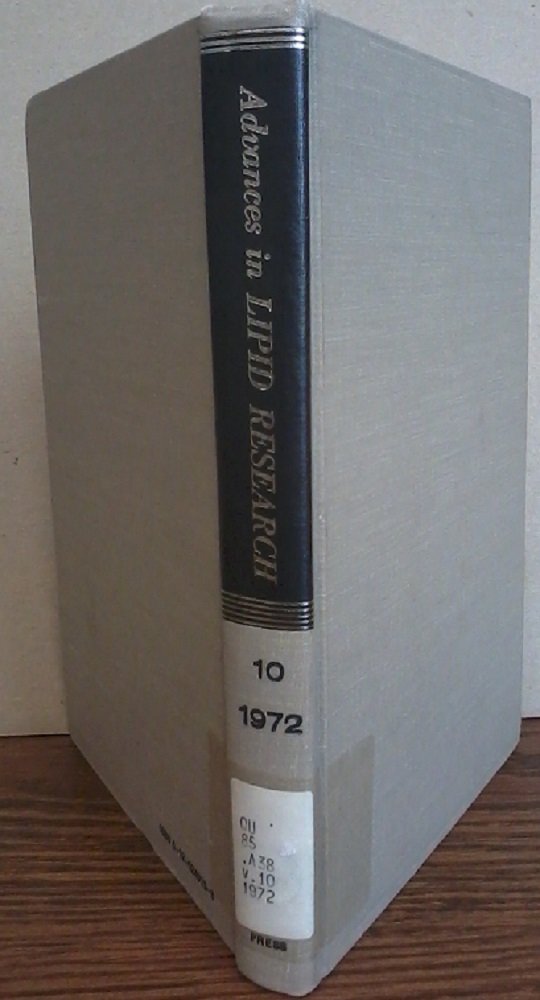 Advances in Lipid Research: v. 10