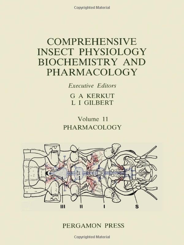 Comprehensive Insect Physiology