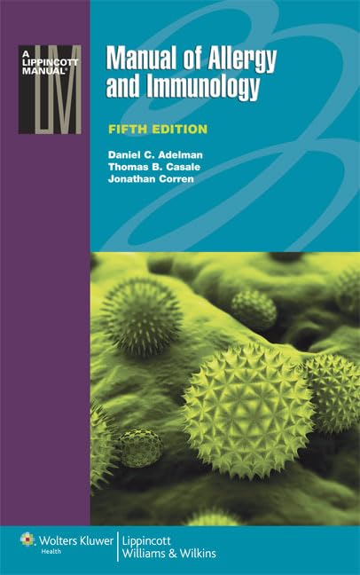 Manual of Allergy and Immunology-ISBN: 9781451120516