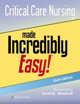 Critical Care Nursing Made Incredibly Easy! (Incredibly Easy! Series®)-ISBN: 9781975255510