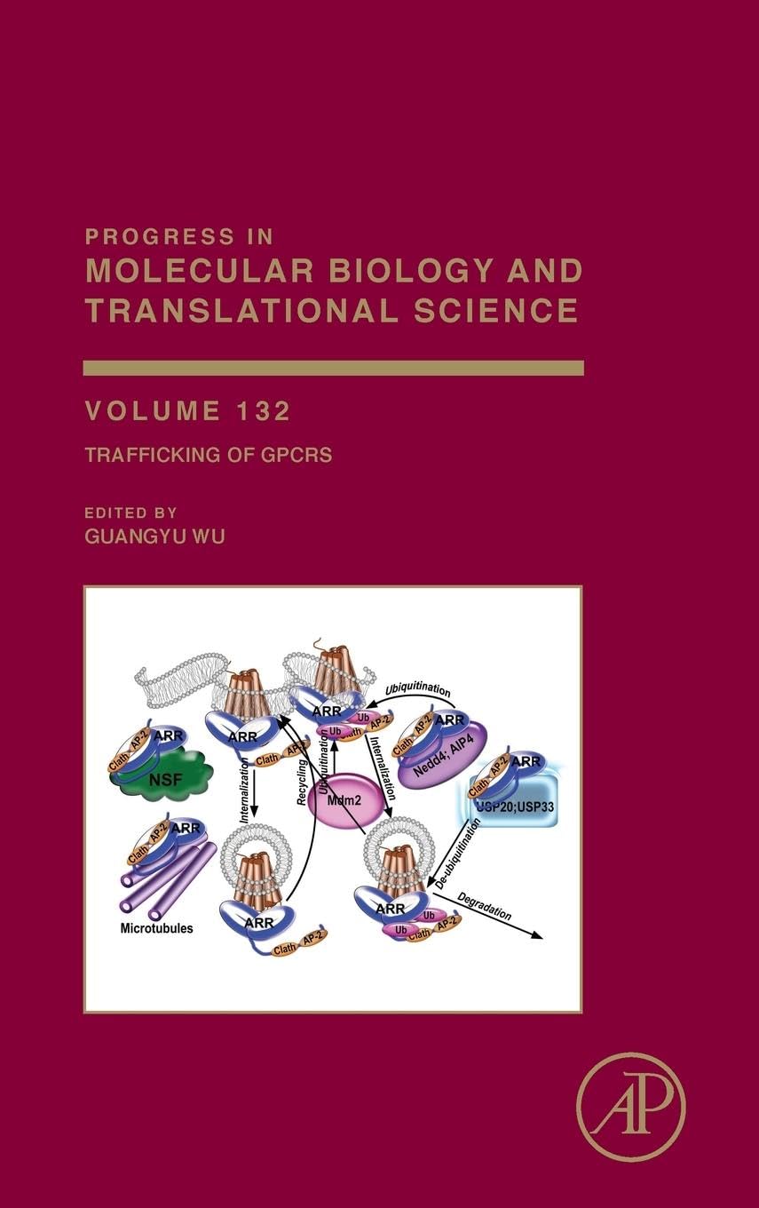 Trafficking of GPCRs (Volume 132) (Progress in Molecular Biology and Translational Science