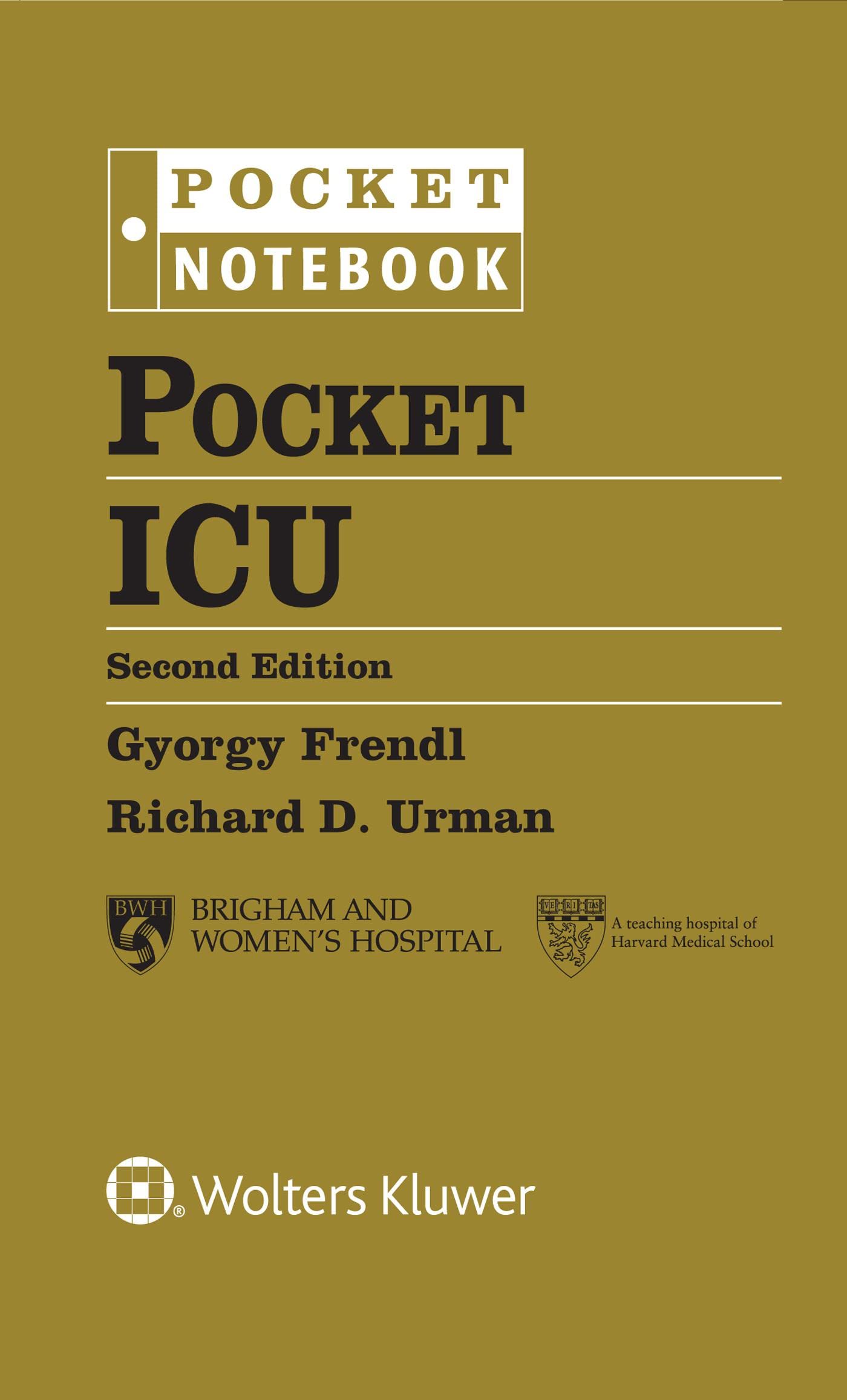 Pocket ICU (Pocket Notebook Series)-ISBN: 9781496358172