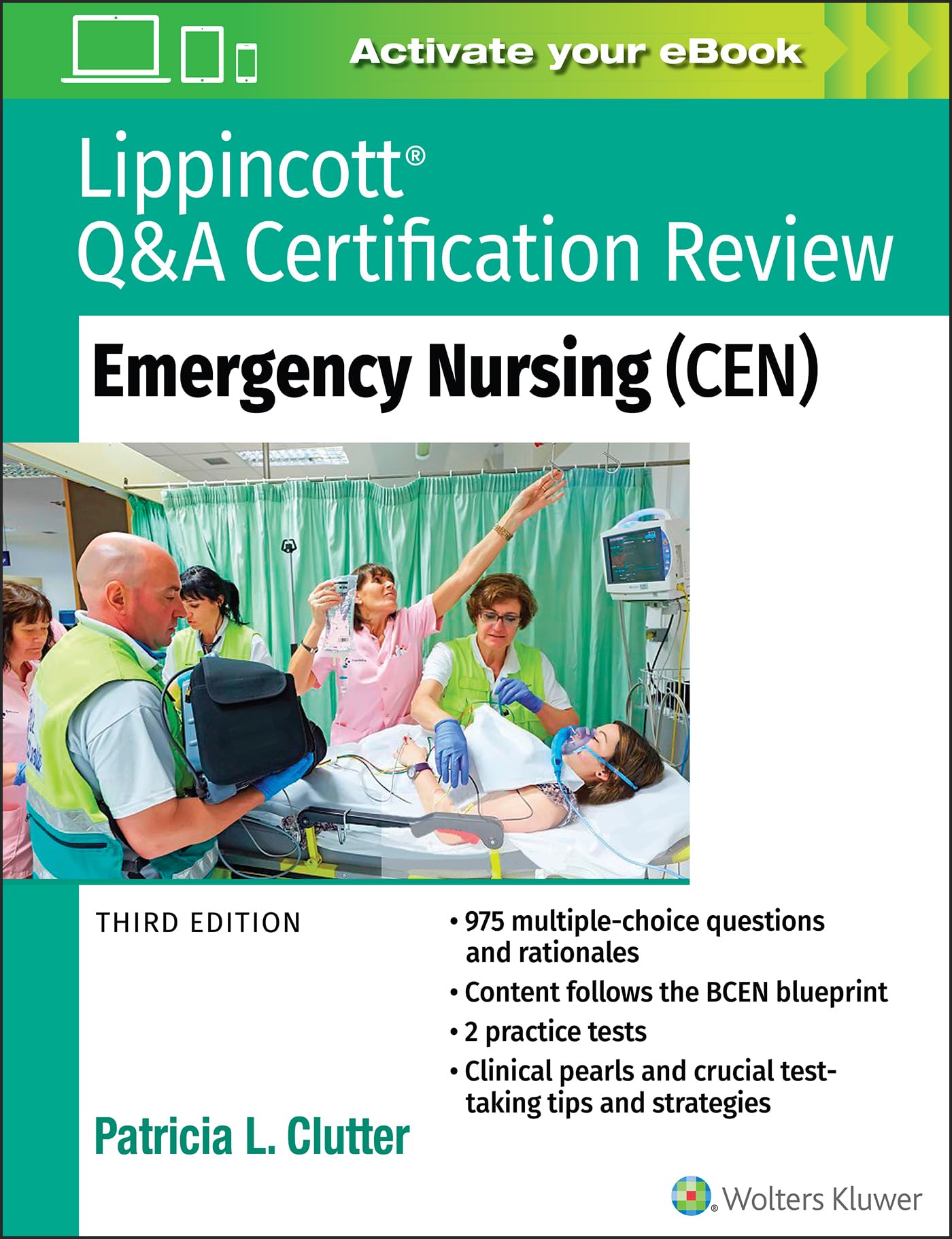 Lippincott Q&A Certification Review: Emergency Nursing (CEN)-ISBN: 9781975114558