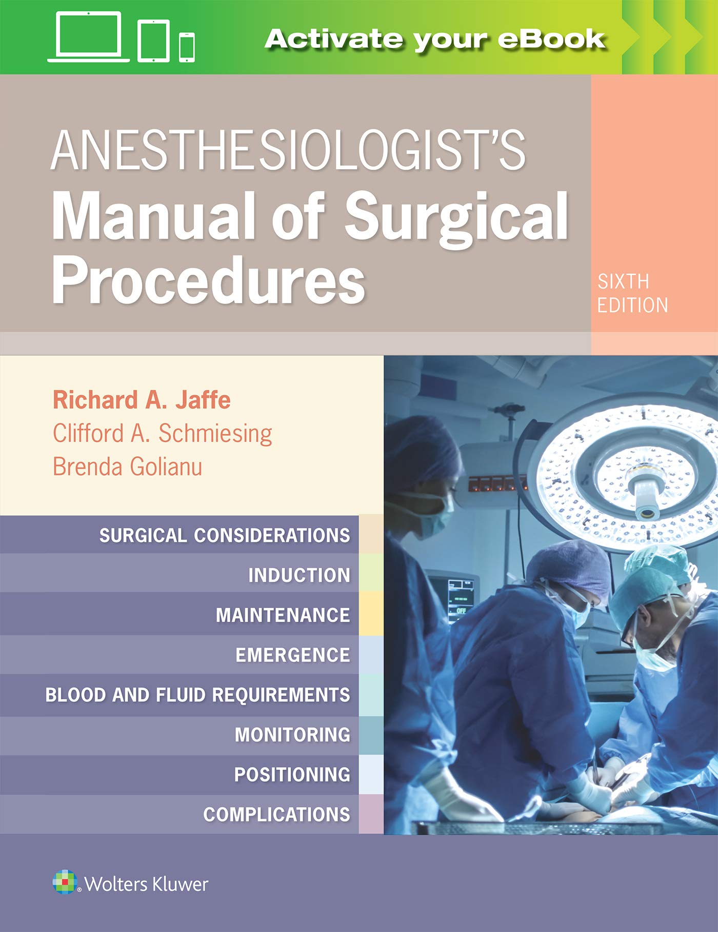 Anesthesiologist's Manual of Surgical Procedures-ISBN: 9781496371256