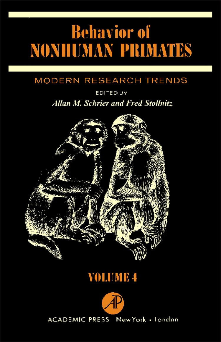 Behavior of Non-Human Primates: Modern Research Trends