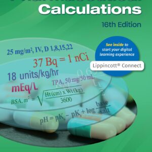 Stoklosa and Ansel's Pharmaceutical Calculations-ISBN: 9781975128555
