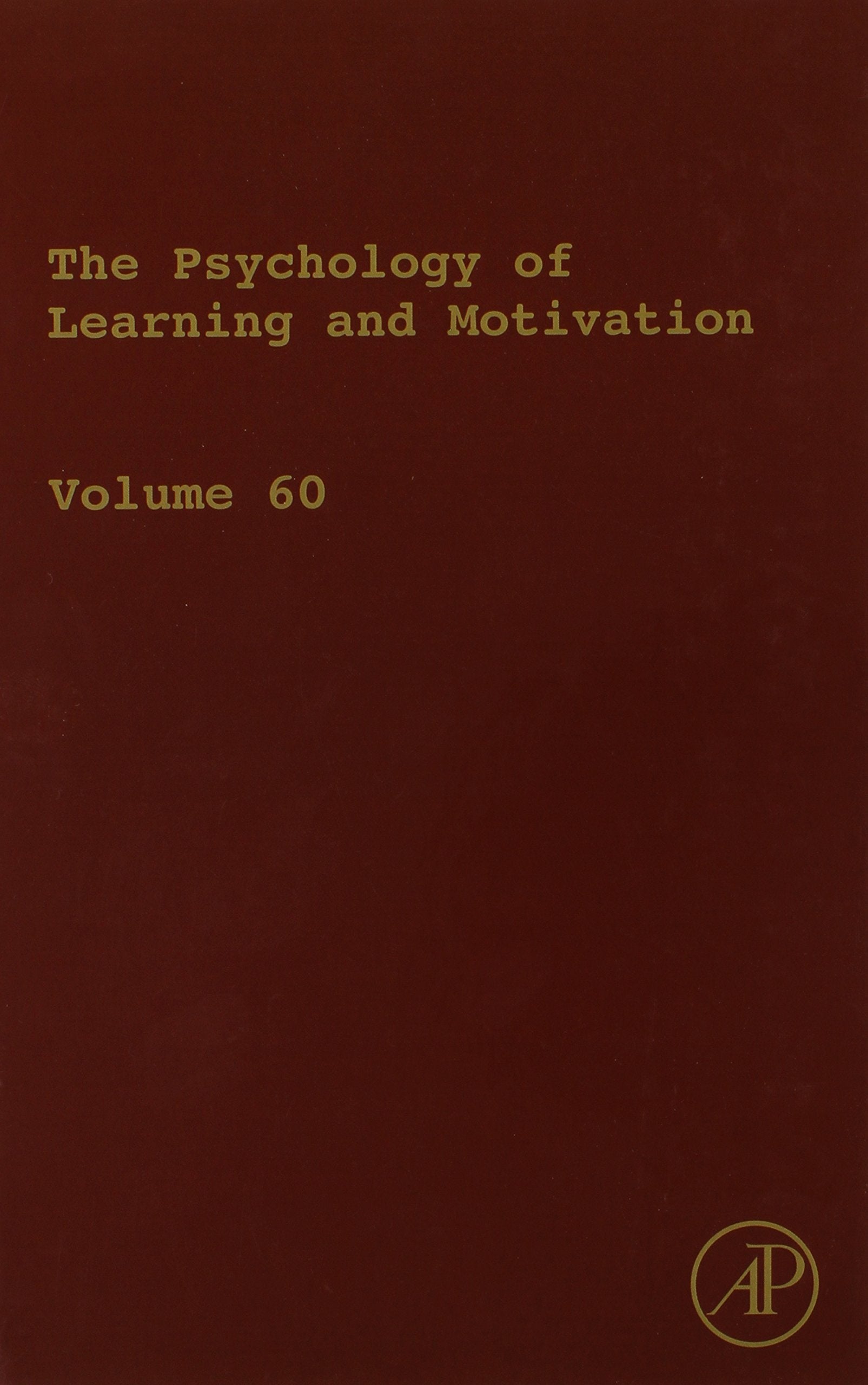 Psychology of Learning and Motivation (Volume 60)