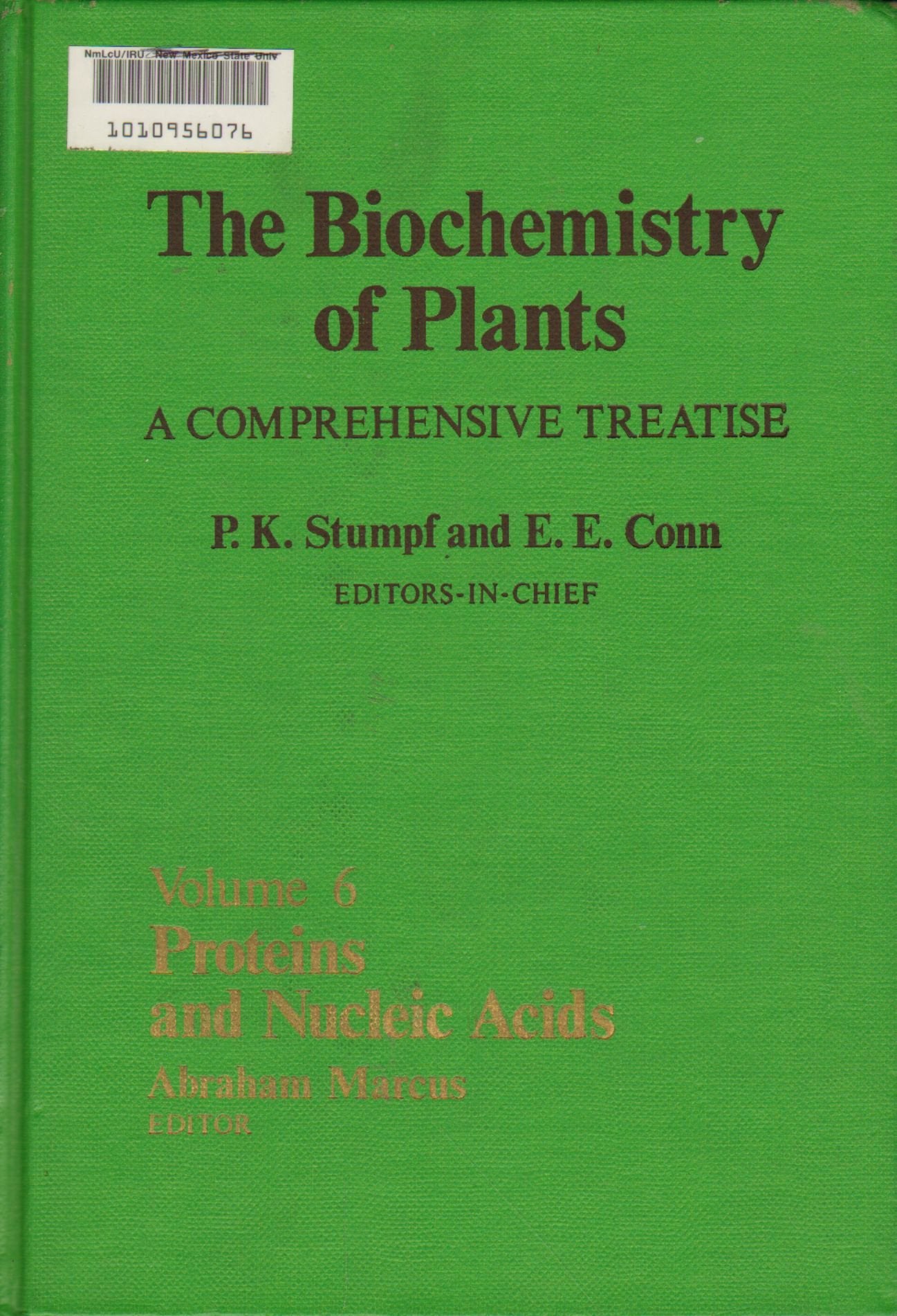 The Biochemistry of Plants: A Comprehensive Treatise