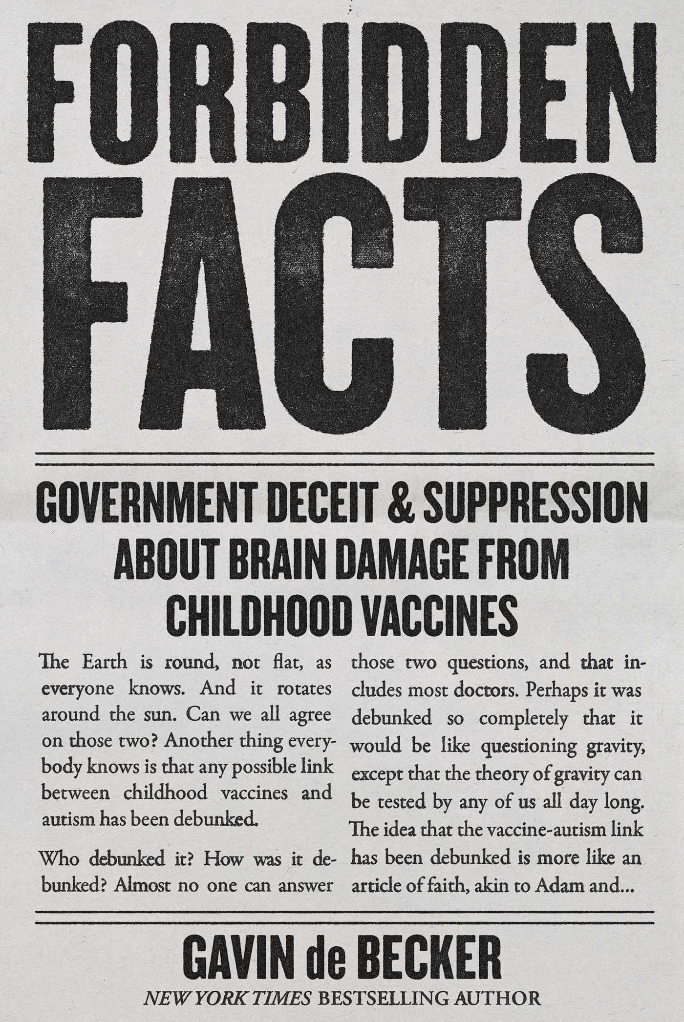 Forbidden Facts: Government Deceit & Suppression About Brain Damage from Childhood Vaccines-ISBN: 9781510785953