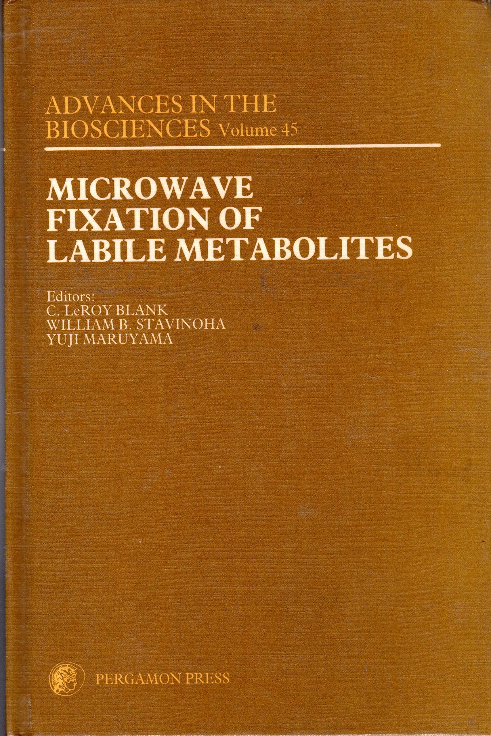 Microwave Fixation of Labile Metabolites